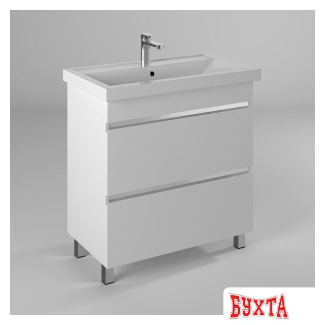 Мебель для ванных комнат Briz Тумба напольная Элен классик 80 с умывальником Фостер 1