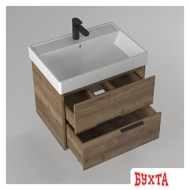 Мебель для ванных комнат Briz Тумба с умывальником Тесо 65 243 03-18065-17 00 ВЕЛ 3