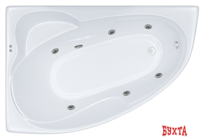 Ванна Triton Николь гидромассажная 160x100L Базовая 1
