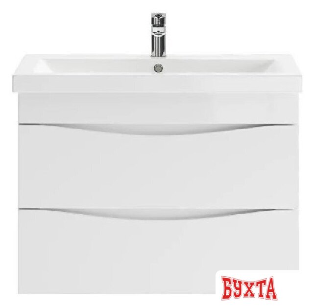 Мебель для ванных комнат Axus Тумба под умывальник Смайл 70 (подвесная) 1