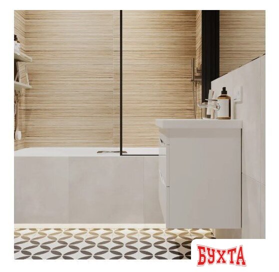 Мебель для ванных комнат Axus Тумба под умывальник Смайл 70 (подвесная) 4