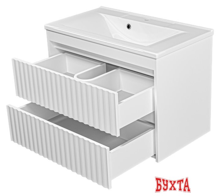 Мебель для ванных комнат Brevita Тумба под умывальник Balaton 80 BAL-06080-01-01П2Я 4