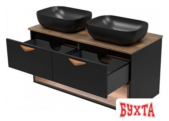 Мебель для ванных комнат Brevita Тумба под умывальник Bergen 105 BER-07105-19-02-2Я 3