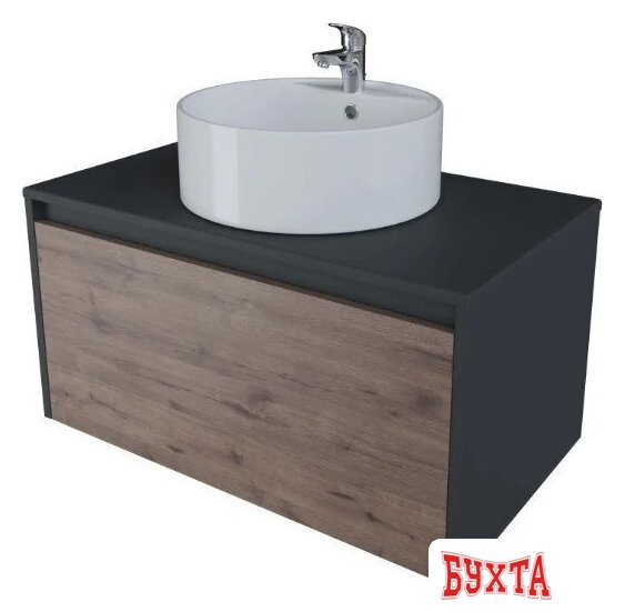 Мебель для ванных комнат Axus Тумба под умывальник Бурэ 70