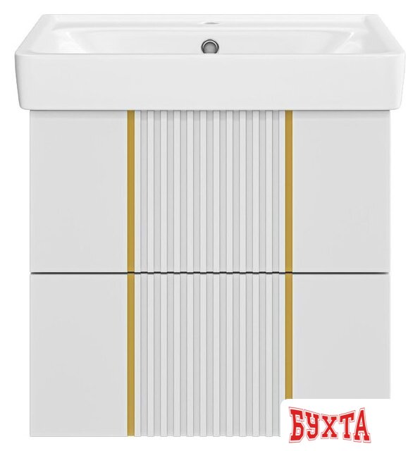 Мебель для ванных комнат Brevita Тумба под умывальник Vega 60 VVEG-09060-0102Я (белый)