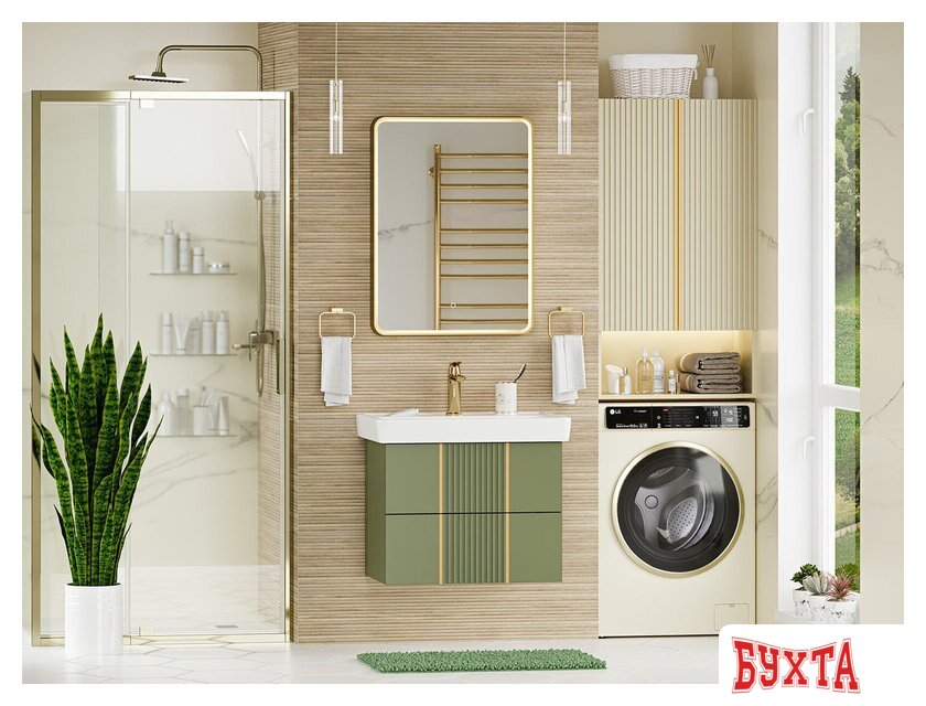 Мебель для ванных комнат Brevita Тумба под умывальник Vega 70 VEG-09070-0802Я 5