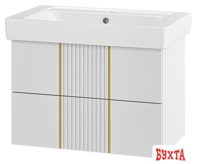 Мебель для ванных комнат Brevita Тумба под умывальник Vega 80 VEG-09080-0102Я 1