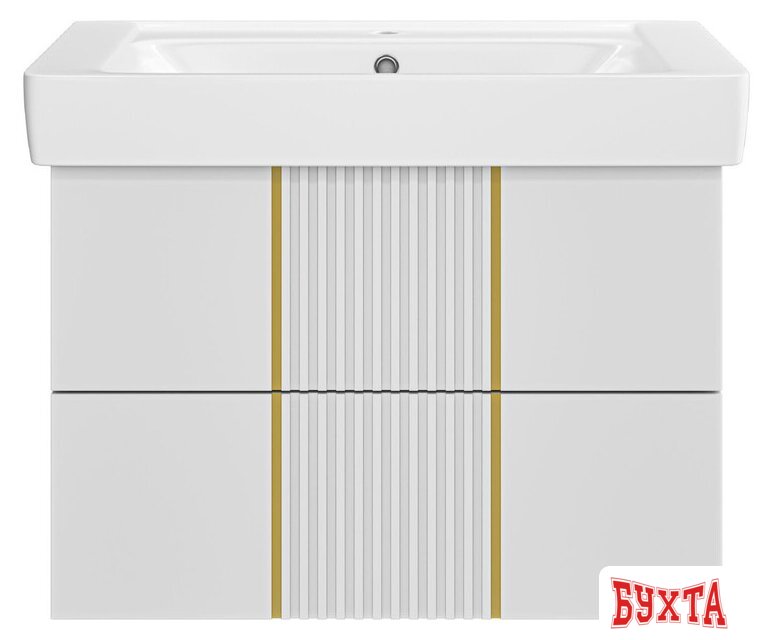 Мебель для ванных комнат Brevita Тумба под умывальник Vega 80 VEG-09080-0102Я 2