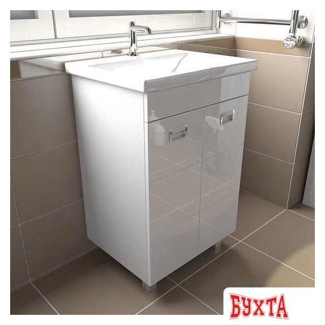 Мебель для ванных комнат Emmy Тумба под умывальник Монтана 60