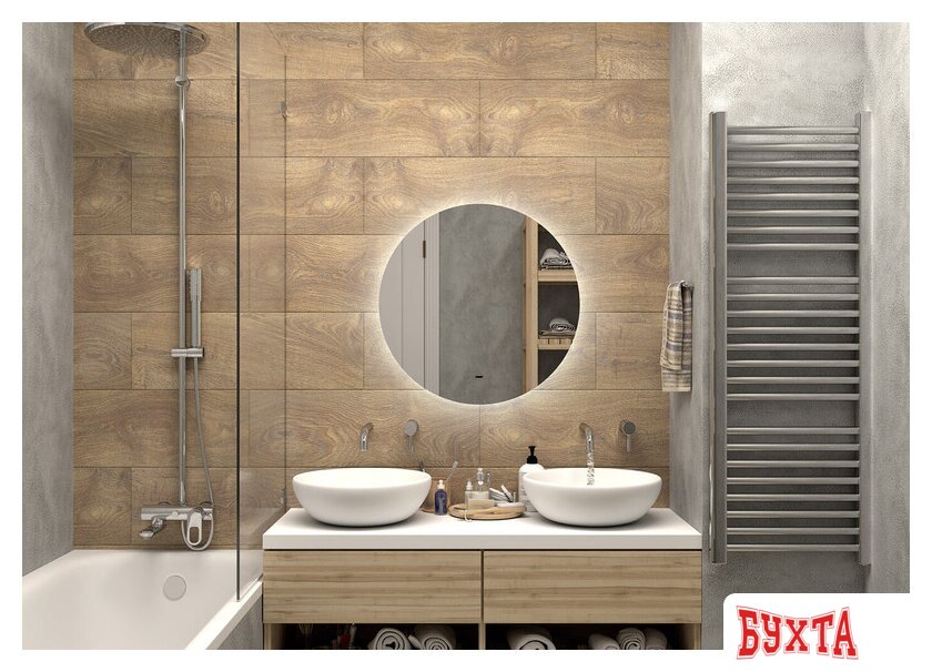 Мебель для ванных комнат Misty Зеркало Аламак D645 АЛА-02-645-14 3