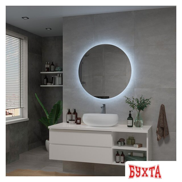 Мебель для ванных комнат Misty Зеркало Аламак D800 АЛА-02-800-14 2