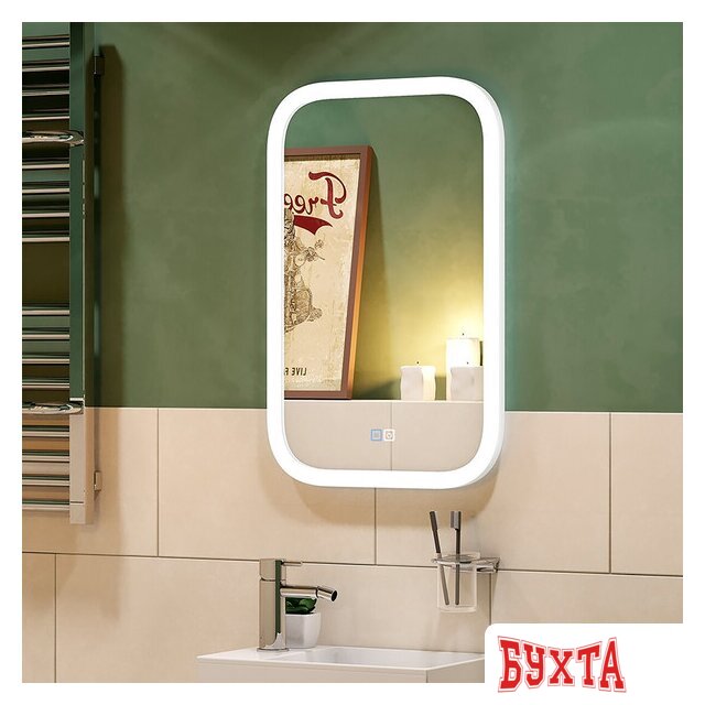 Мебель для ванных комнат Misty Зеркало Мирах 40 МИР-02-40/70-14 3