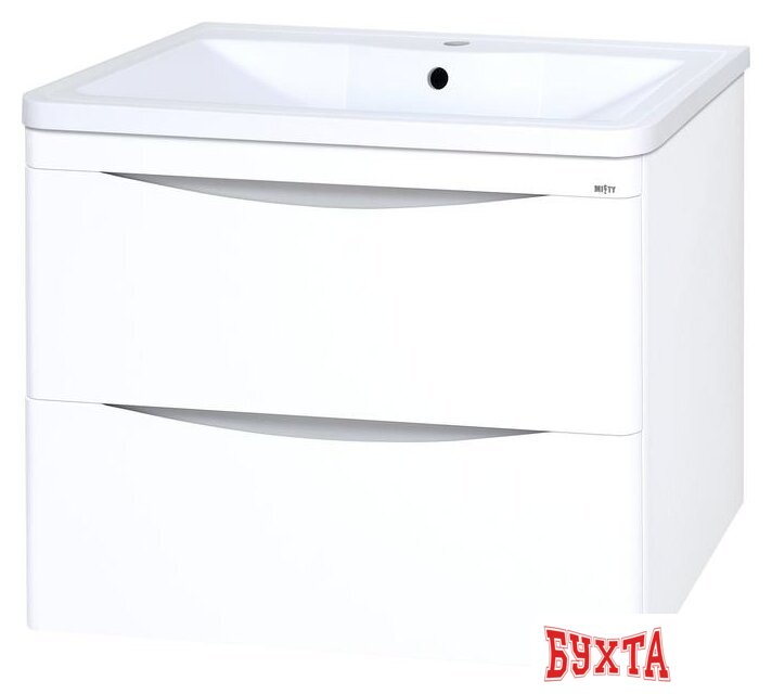 Мебель для ванных комнат Misty Атлантик - 100 Тумба подвесная с 2 ящ., белая эмаль - П-Атл-01100-011П2Я 1