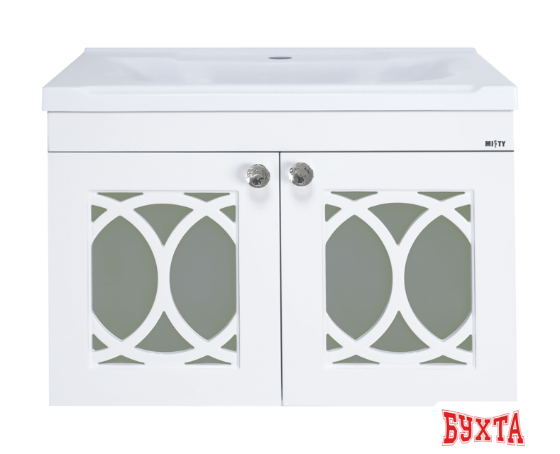 Мебель для ванных комнат Misty Тондо - 60 Тумба подвесная, белая эмаль - П-Тон09060-012 1