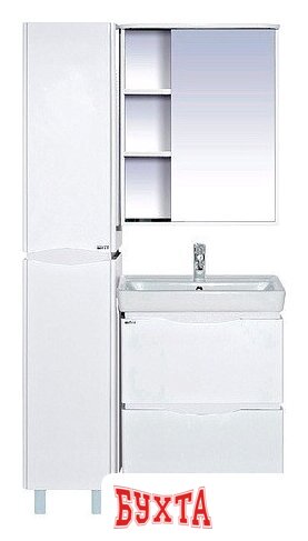 Мебель для ванных комнат Misty Венера - 60 Тумба с 2 ящ. белая - П-Внр01060-012Я 3