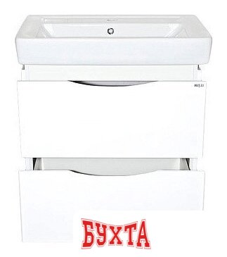 Мебель для ванных комнат Misty Венера - 70 Тумба с 2 ящ. белая - П-Внр01070-012Я 2