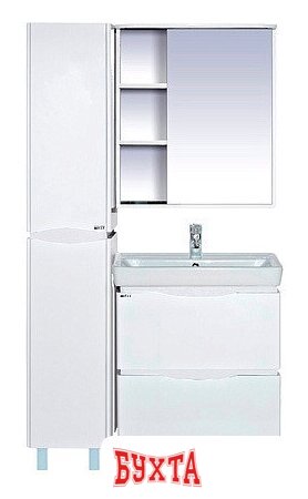 Мебель для ванных комнат Misty Венера - 70 Тумба с 2 ящ. белая - П-Внр01070-012Я 3