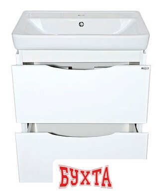 Мебель для ванных комнат Misty Венера - 80 Тумба с 2 ящ. белая - П-Внр01080-012Я 2