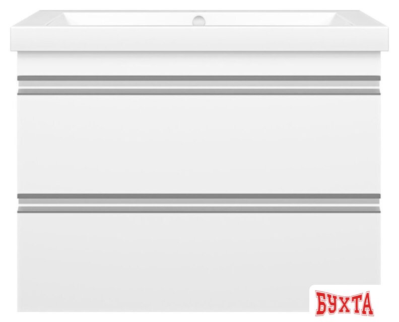 Мебель для ванных комнат Misty Тумба под умывальник Ингрид 75 П-Инг-01075-011П2Я