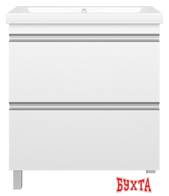 Мебель для ванных комнат Misty Тумба под умывальник Ингрид 75 П-Инг-01075-012Я 2