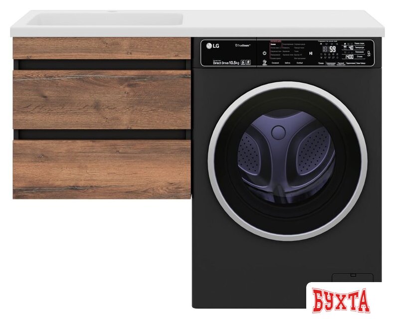 Мебель для ванных комнат Misty Тумба под умывальник Коломбо 60 П-Кол06060-011П2Я