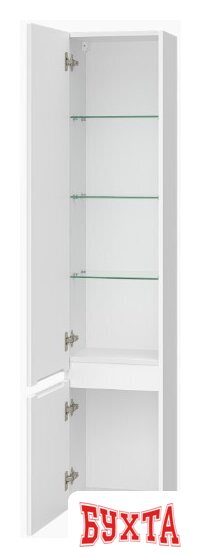 Мебель для ванных комнат Brevita Шкаф-пенал Victory 35 VIC-05035-010L (белый матовый) 4