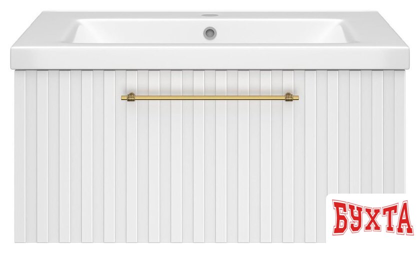 Мебель для ванных комнат Brevita Тумба под умывальник Alicante 80 ALI-09080-0101Я (белый)