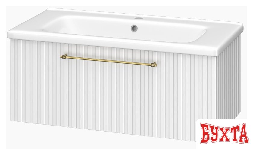 Мебель для ванных комнат Brevita Тумба под умывальник Alicante 90 ALI-09090-0101Я 1