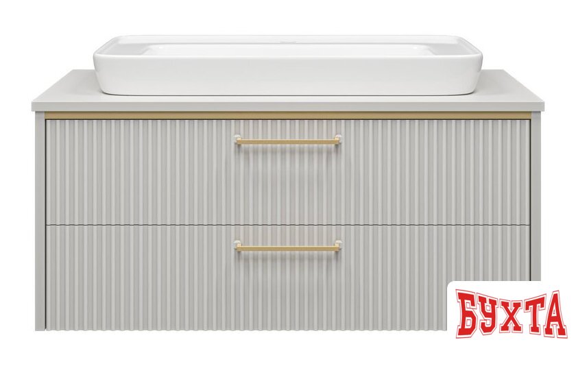 Мебель для ванных комнат Brevita Elche 100 ELC-01100-0502Я (серый кашемир) 5