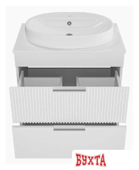 Мебель для ванных комнат Brevita Тумба под умывальник Enfida 70 ENF-06070-0142Я (белый матовый) 4