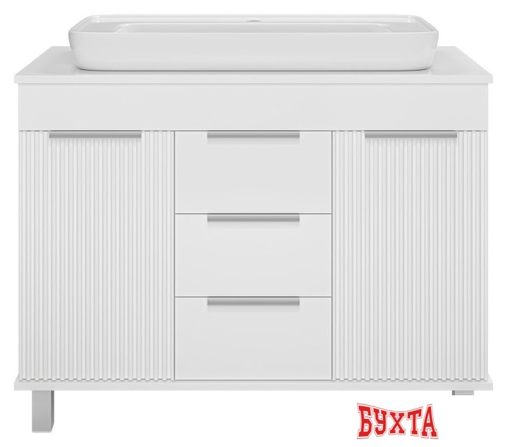 Мебель для ванных комнат Brevita Тумба под умывальник Enfida 100 ENF-06100-0143Я 2