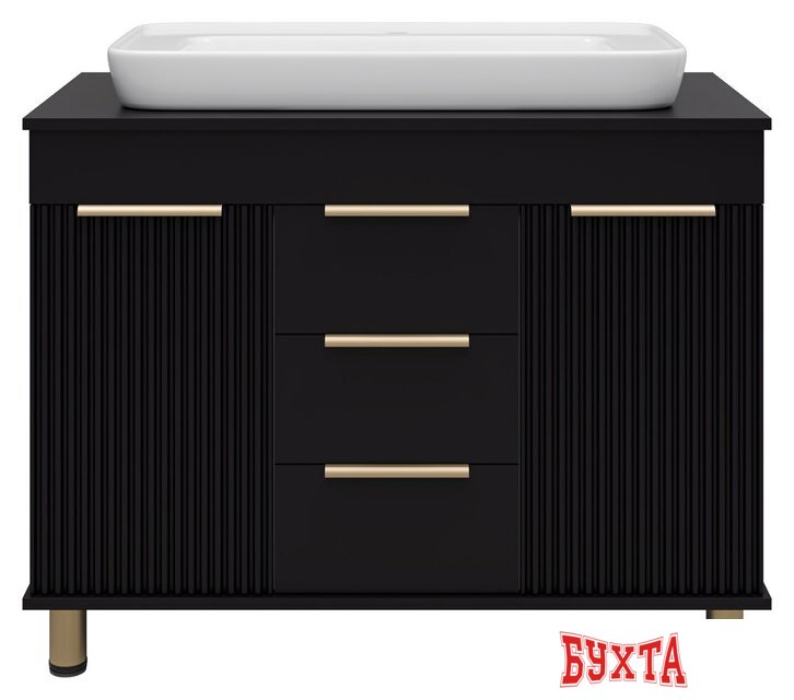 Мебель для ванных комнат Brevita Тумба под умывальник Enfida 100 ENF-06100-0243Я 2