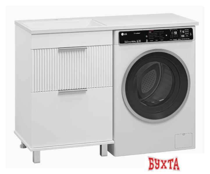 Мебель для ванных комнат Brevita Тумба под умывальник Enfida 60 ENF-07060-012Я (белый матовый) 4