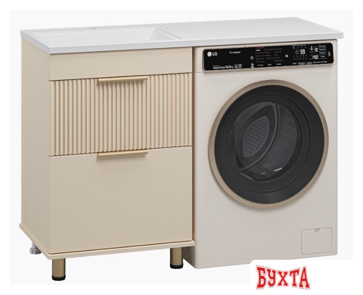 Мебель для ванных комнат Brevita Тумба под умывальник Enfida 60 ENF-07060-032Я (бежевый матовый) 5