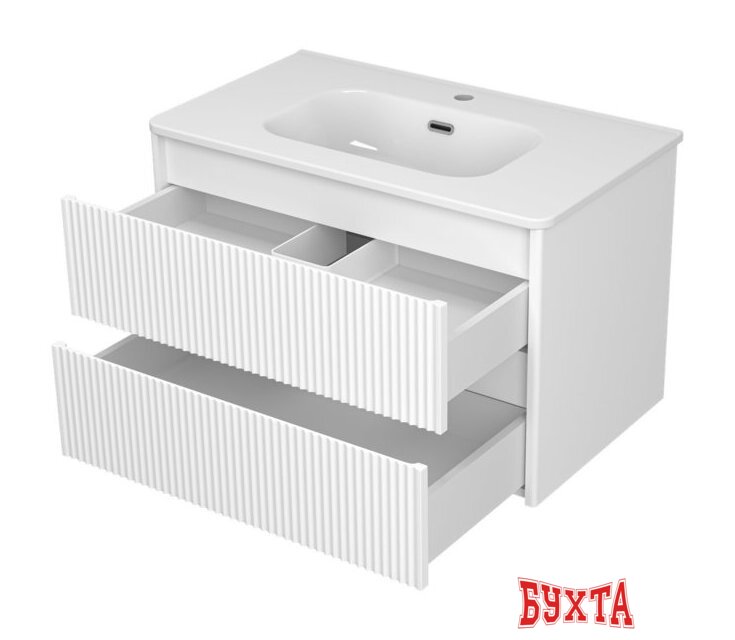 Мебель для ванных комнат Brevita Тумба под умывальник Riva 80 RIV-07080-0102Я 5