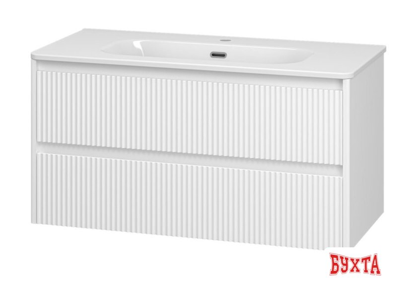 Мебель для ванных комнат Brevita Тумба под умывальник Riva 100 RIV-07100-0102Я 4