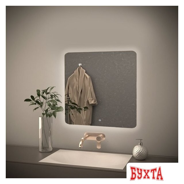 Мебель для ванных комнат Axus Зеркало Tobo Eco 80x80 Стандарт 3