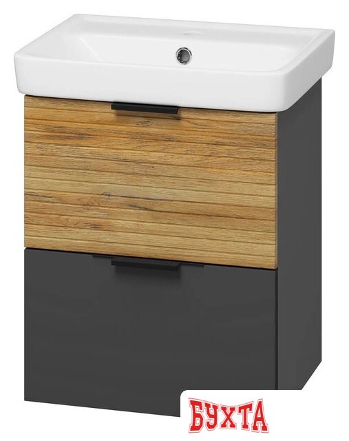 Мебель для ванных комнат Misty Тумба под умывальник Форест 50 Э-Фор-09050-0219-2Я+БП-э0002695 1
