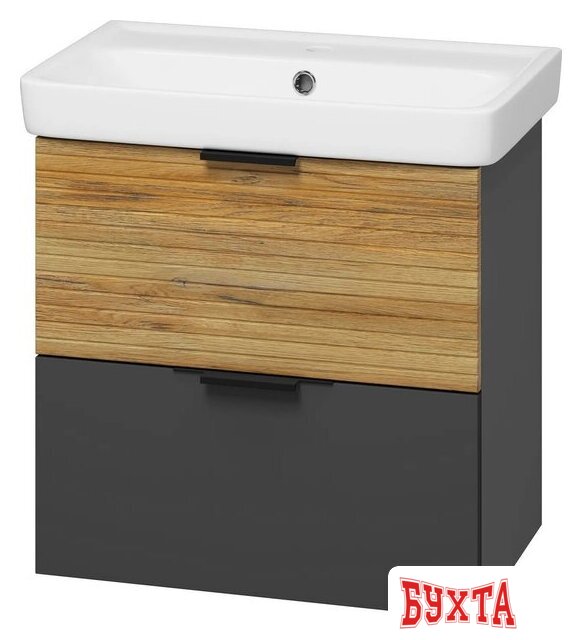 Мебель для ванных комнат Misty Тумба под умывальник Форест 60 Э-Фор-09060-0219-2Я+БП-э0002705 1
