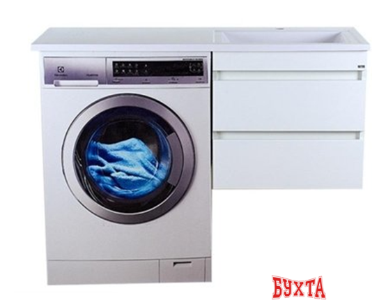 Мебель для ванных комнат Misty Тумба с умывальником Фостер 55 (левая) Э-Фос01055-012Я 5