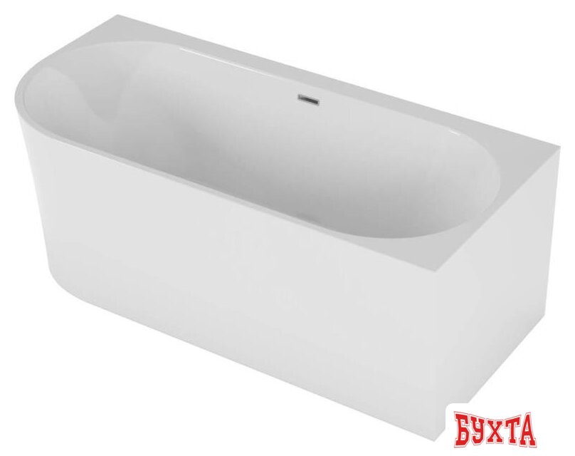Ванна Polimat Sola 160x75 R (пристенная, белый) 1