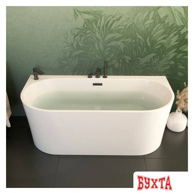 Ванна Polimat Sola 160x75 (пристенная, белый) 2