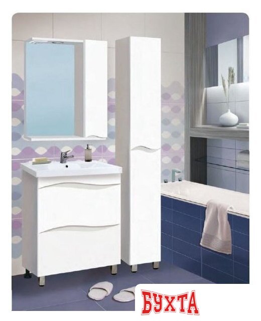 Мебель для ванных комнат Vako Тумба под умывальник Аква Como 70 18187 2