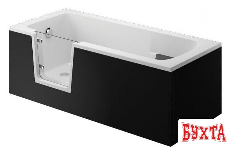 Ванна Polimat Vovo 180x80 00016 (белый) 5