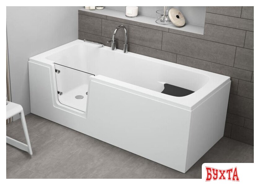 Ванна Polimat Vovo 150x75 00484 (белый) 4