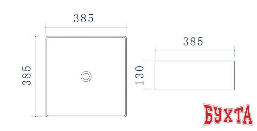 Умывальник Uptrend Hestia (глянцевый белый) 4