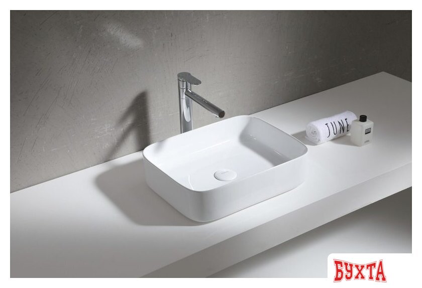 Умывальник Uptrend Hera (глянцевый белый) 4