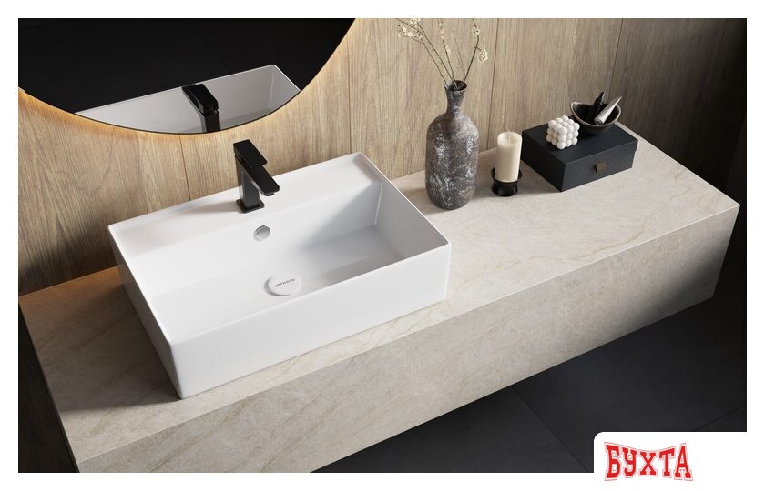 Умывальник Uptrend Torino (жемчужно белый) 5