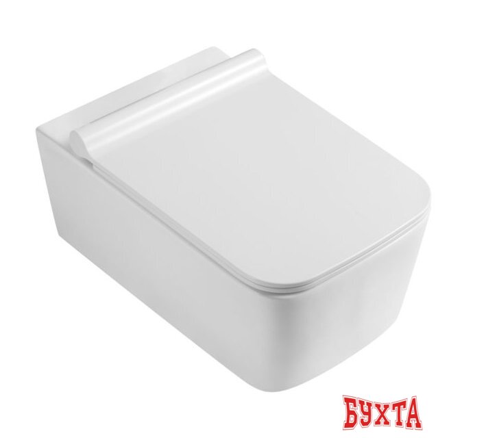 Унитаз подвесной Uptrend Accord Rimless с сиденьем микролифт 5