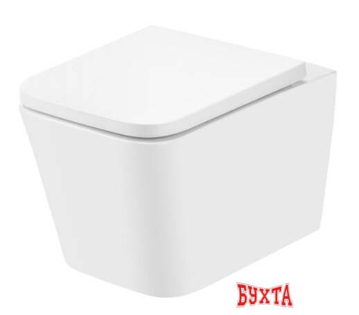 Унитаз подвесной Uptrend Gravis Rimless с сиденьем микролифт